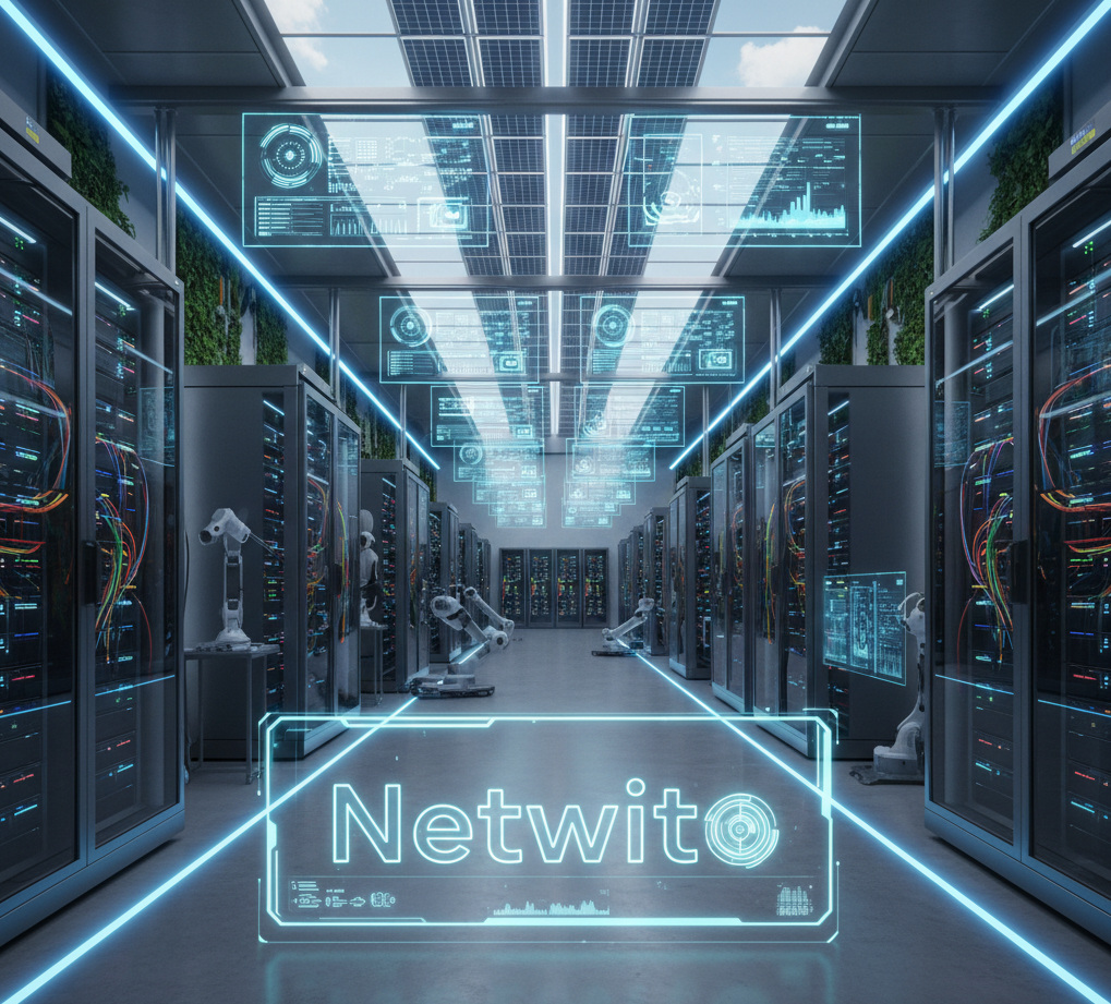 Futuristisches Datencenter